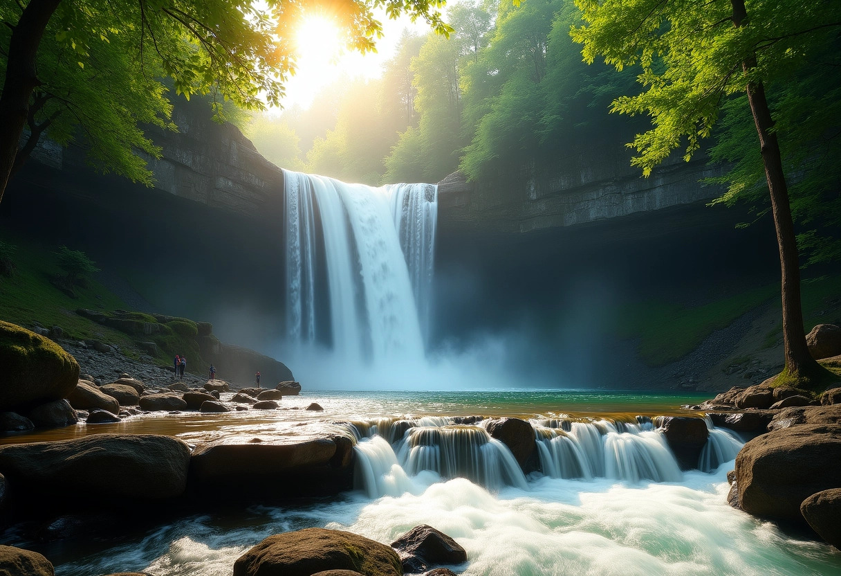 cascade hérisson